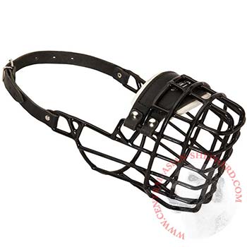 Winter Air Flow Metal Rubber Processed Central Asian Shepherd  Muzzle