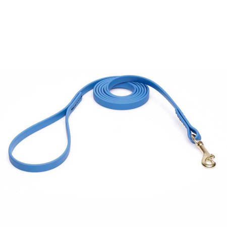Amazing Blue Biothane Central Asian Shepherd Leash for Walking, Tracking