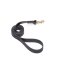 Black Waterproof Central Asian Shepherd Leash Made of Biothane