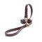 Brown Waterproof Central Asian Shepherd Leash Made of Biothane