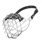 'The Silencer' Wire Cage Central Asian Shepherd Muzzle With One Strap