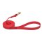 Red Waterproof Central Asian Shepherd Leash Made of Biothane
