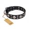 "Smart Geometry" FDT Artisan Studded Leather Central Asian Shepherd Collar