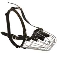 Wire Basket Central Asian Shepherd Muzzle for Comfortable Walking and Training