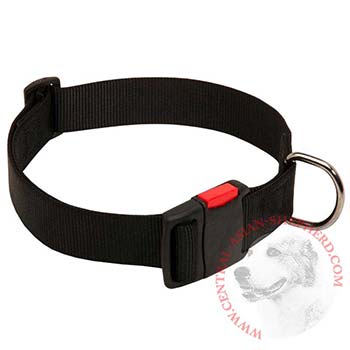 Nylon Central Asian Shepherd Collar for Training and Waling