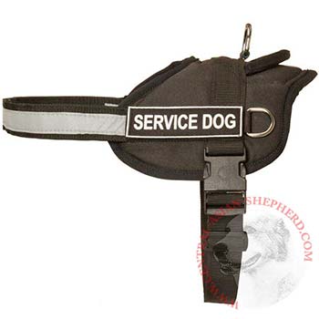 Central Asian Shepherd Harness Nylon with Reflective Strap