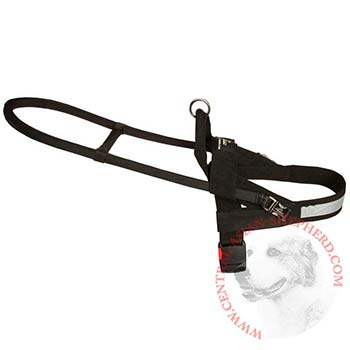 Central Asian Shepherd Guide Harness Leather for Dog Assistance