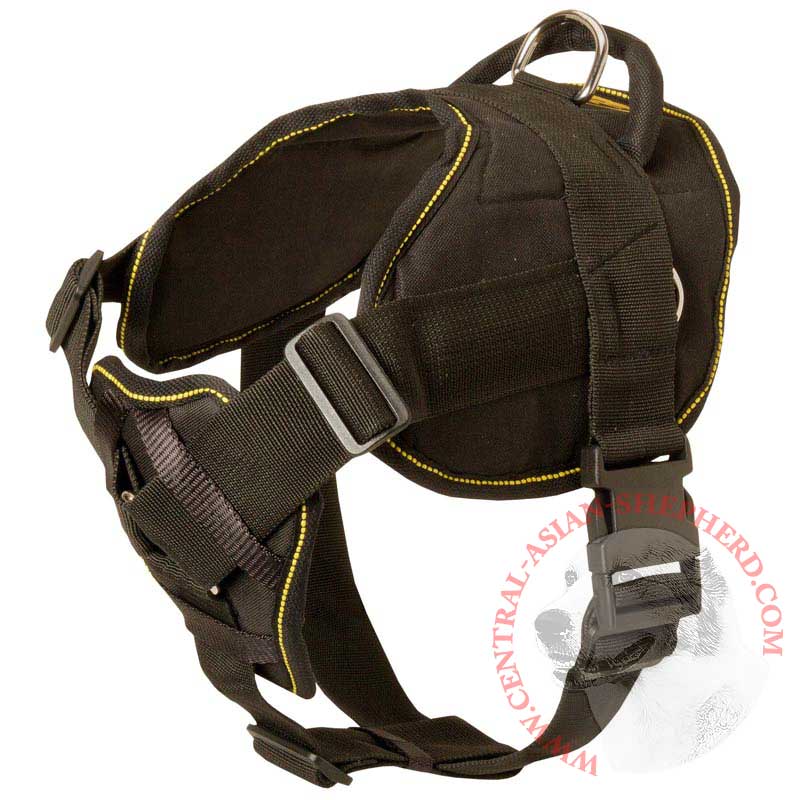 Nylon Central Asian Shepherd Harness for Pulling Tracking Training