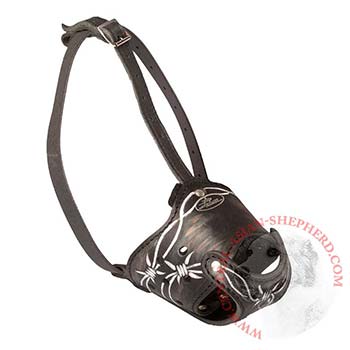 Anti-Barking Muzzle for Central Asian Shepherd